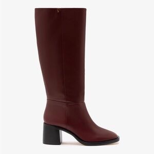 Larroude Ricky Boots in Burgundy